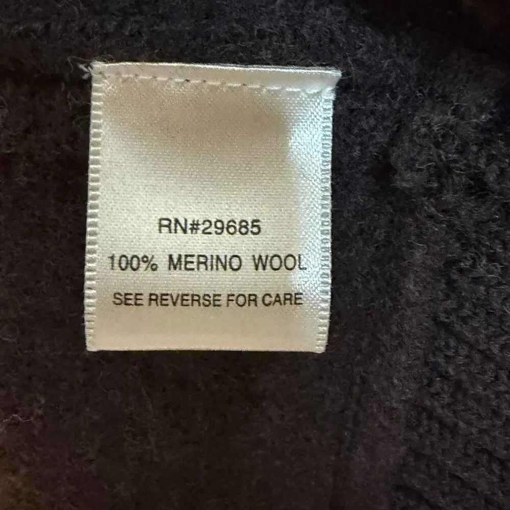 Pendleton petites women’s Brown cardigan size medium merino wool